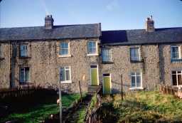 Back of Front St (?), East Stanley, 1971 10/1971